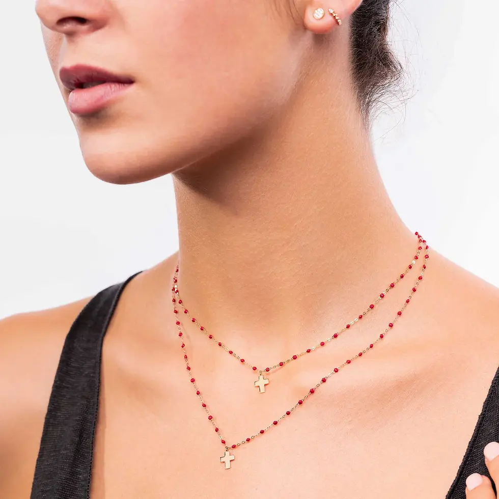Miniature : Collier Croix Classique Gigi
