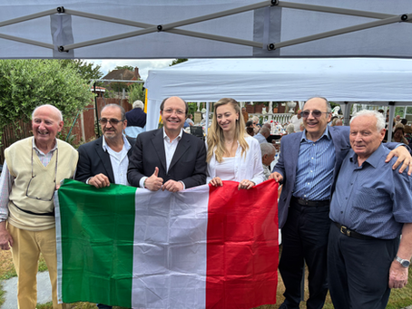 IL GRANDE ❤️ DELLA COMUNITA’ ITALIANA 🇮🇹 A LONDRA 🇬🇧