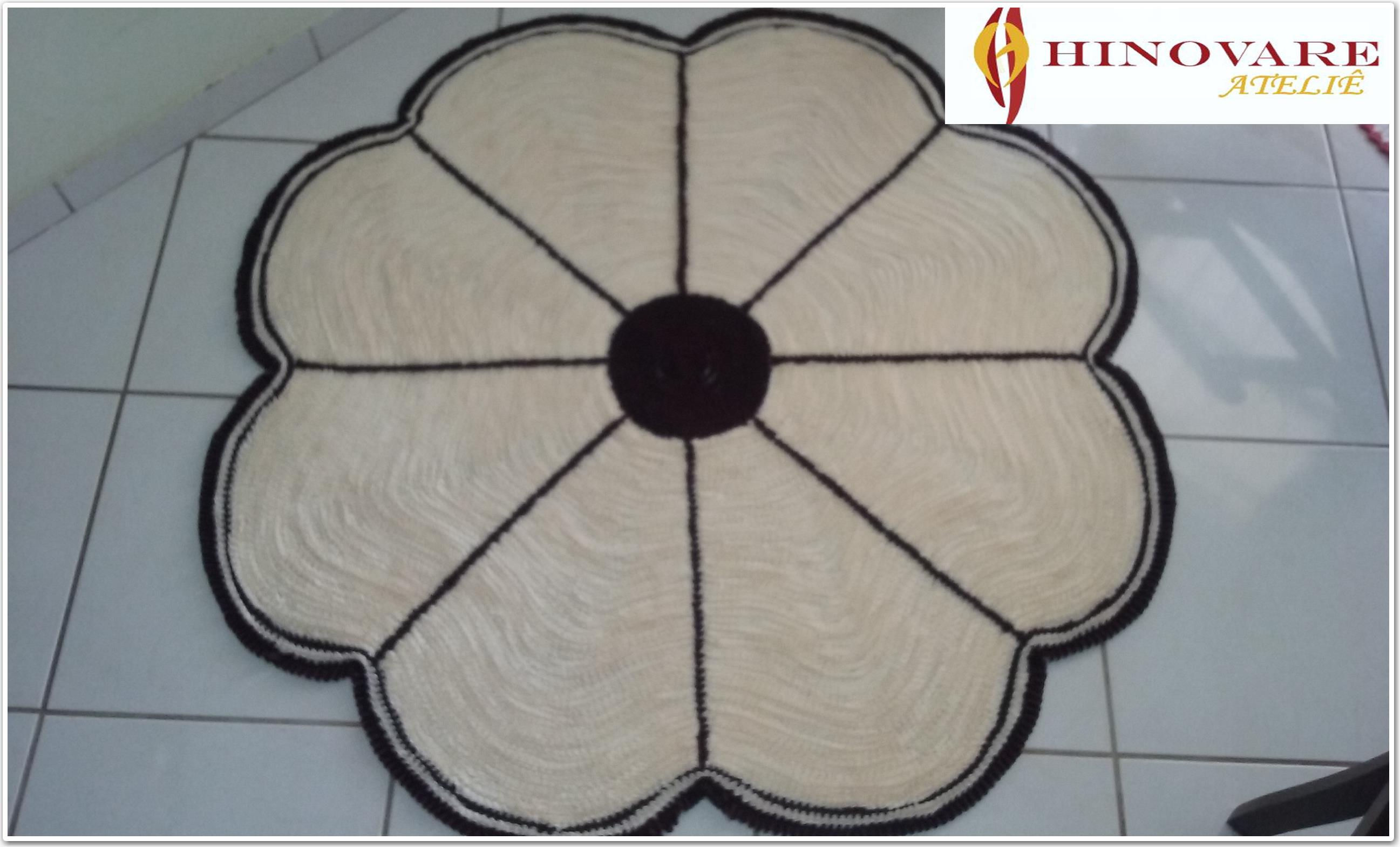 TAPETE GRANDE FRU FRU FLOR REF.TP0068