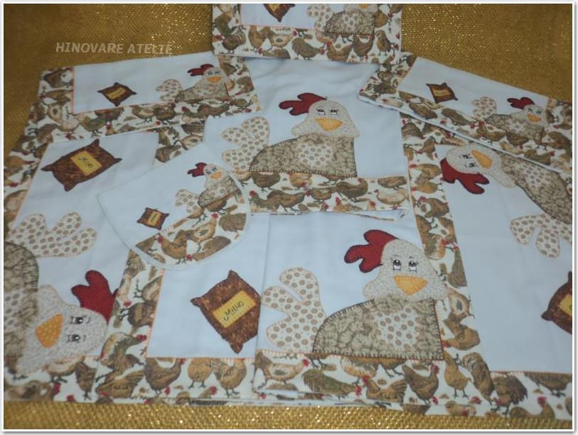 JOGO COZINHA PATCHWORK 11 PÇS REF. JC007