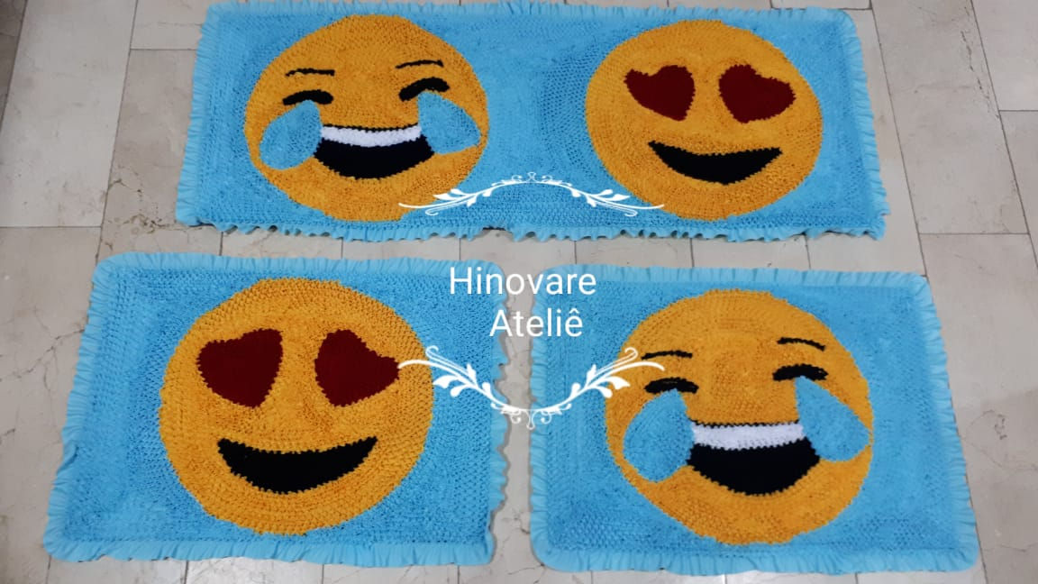 JOGO COZINHA FRUFRU EMOJI 03 PÇS REF.JC0067