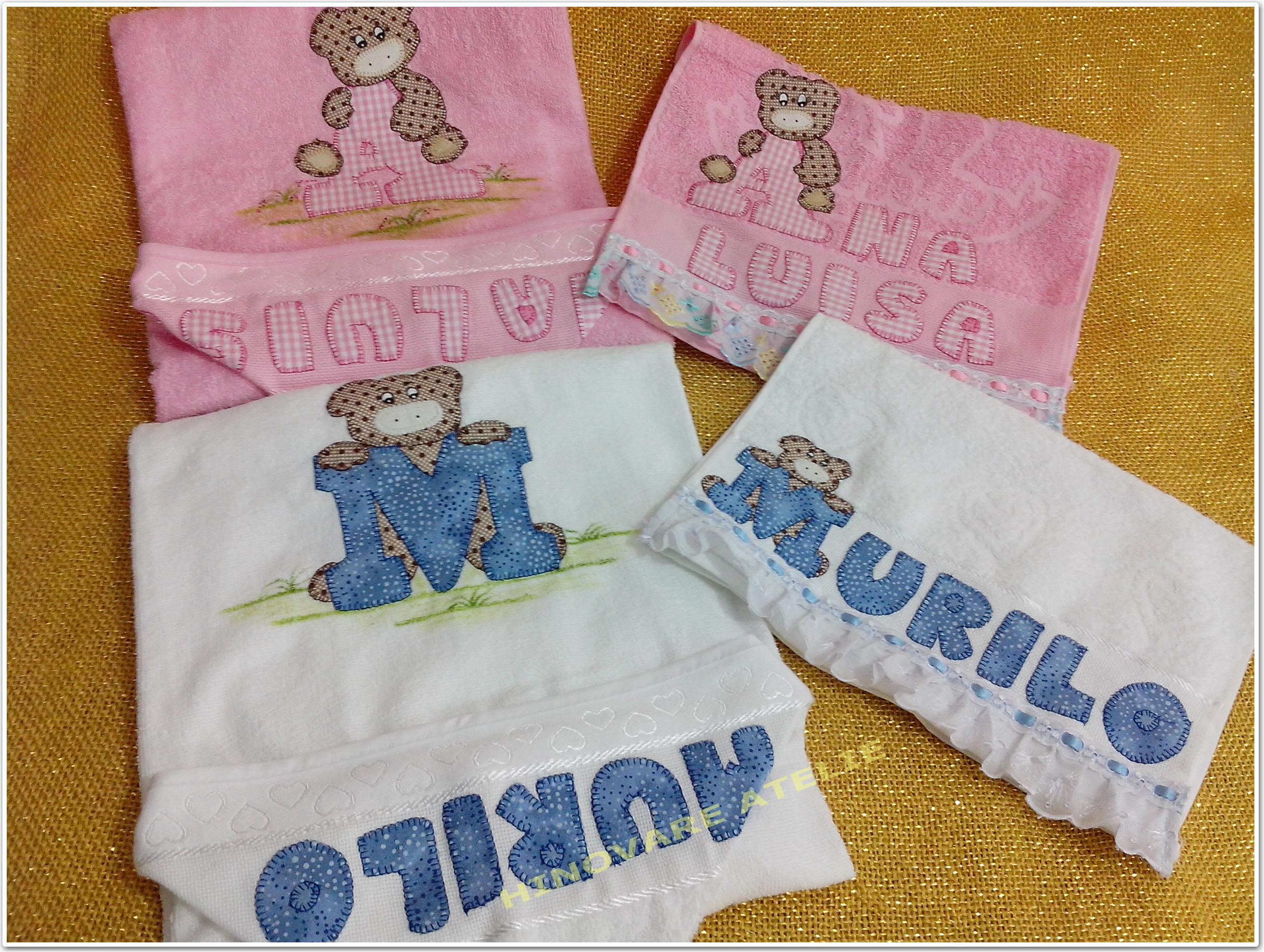 KIT TOALHA CAPUZ BEBE REF. TC0003
