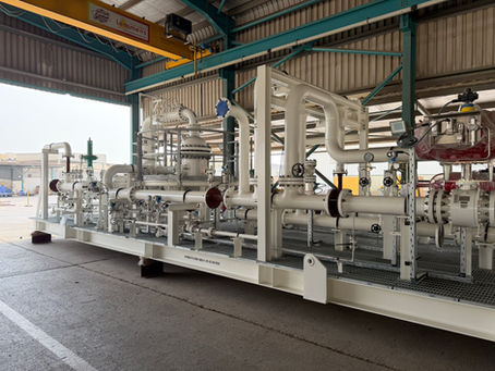 Produced-water treatment skid used for chemical optimisation and stable separation