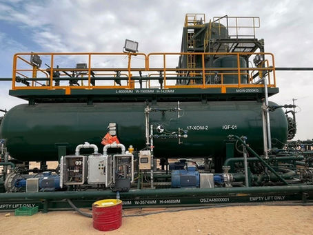 Skid-mounted produced-water treatment package for offshore and onshore projects