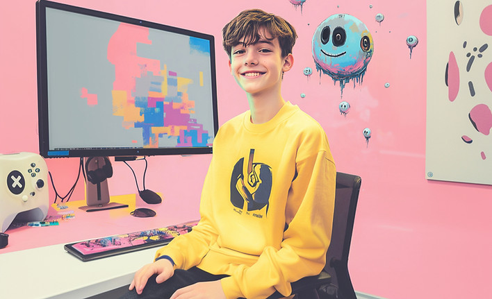 Курс Game Art дл підлітків, малювання для комп'ютерних ігор