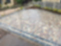 Block paved patio