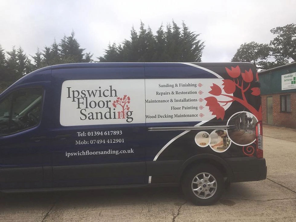 Ipswich Floor Sanding Work Van