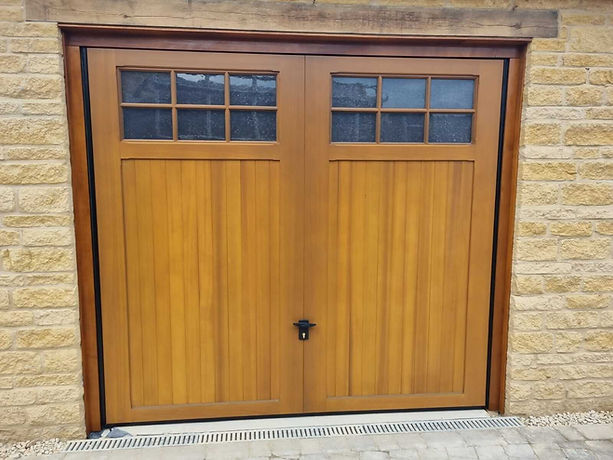 Up and over garage door