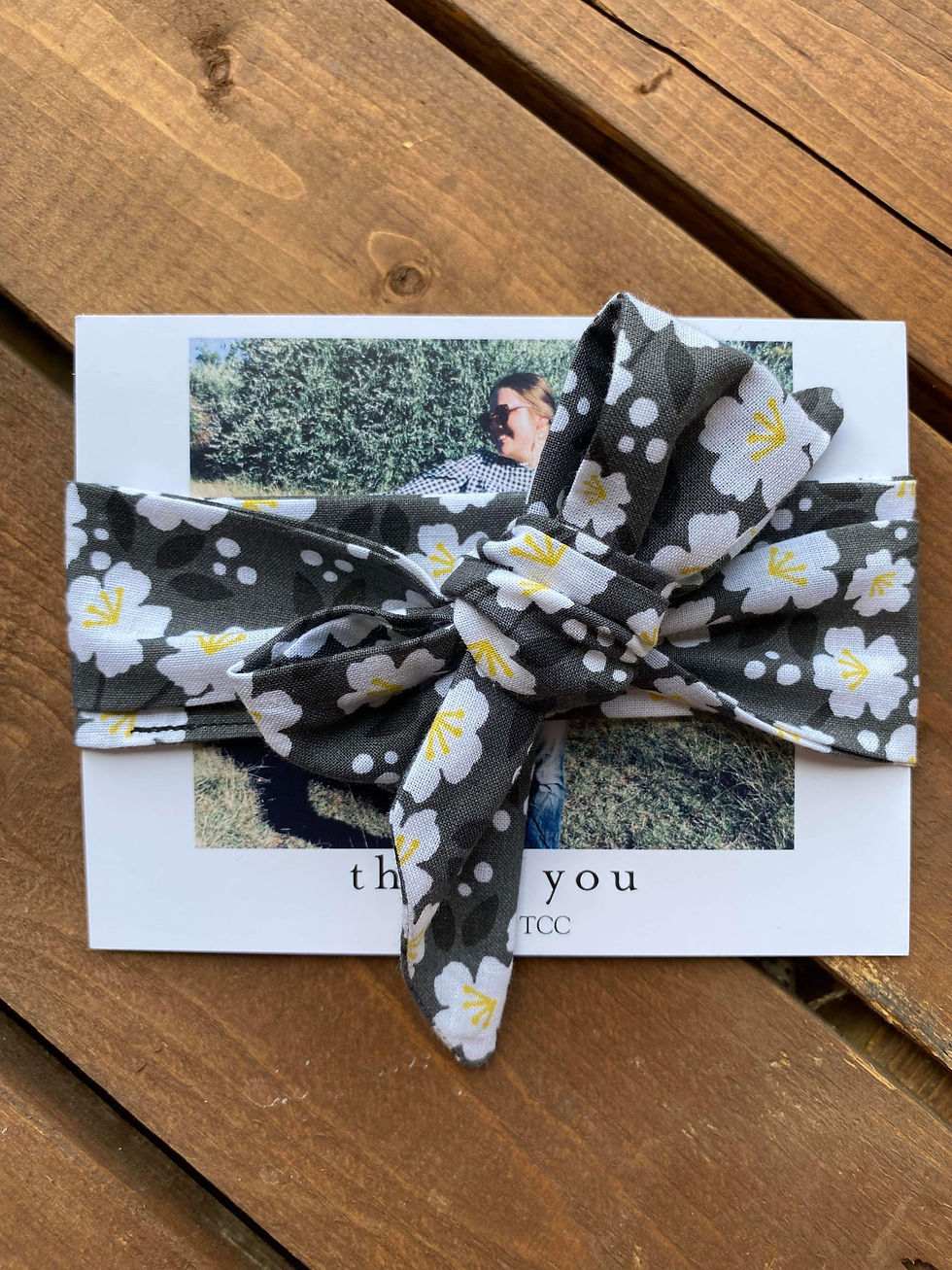 Grey Floral Neck Tie