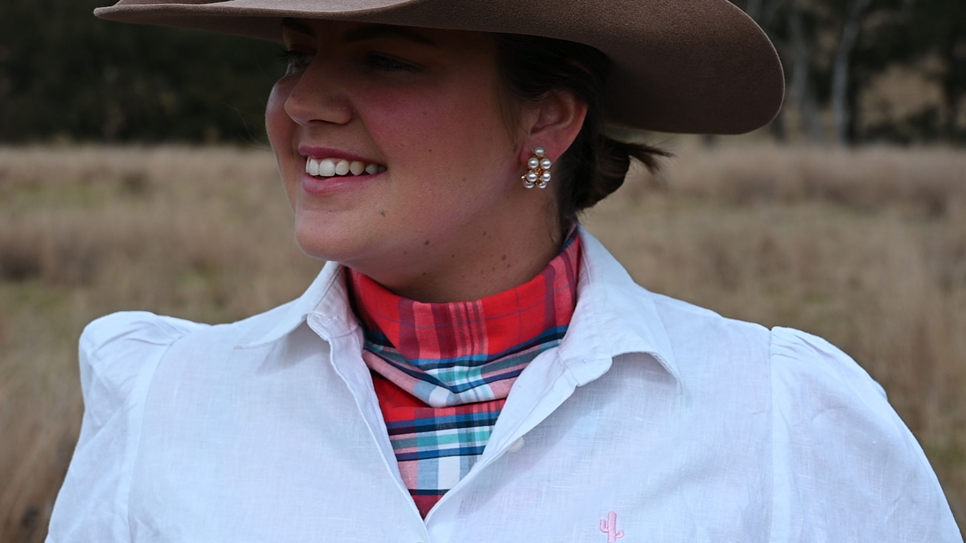 Red Plaid and Red Inch Gingham