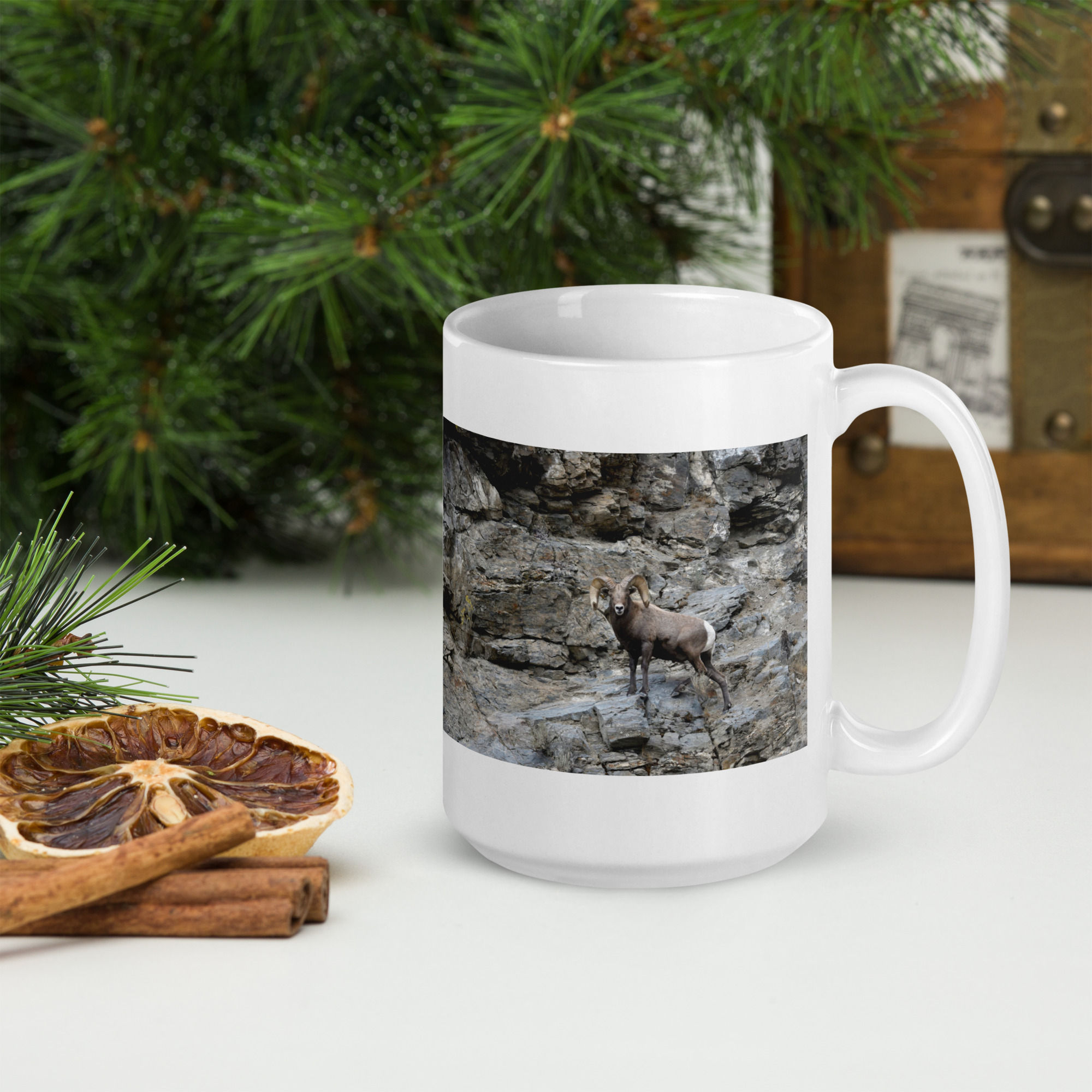 Big Horn Sheep 28 Mug (15 oz)