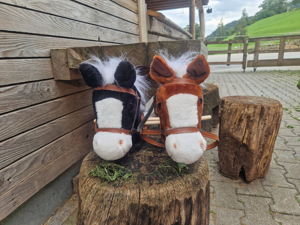 Steckenpferde bekommen Gras