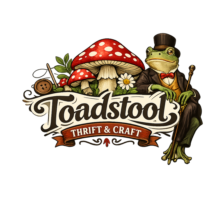 Toadstool Thrift and Craft official logo.