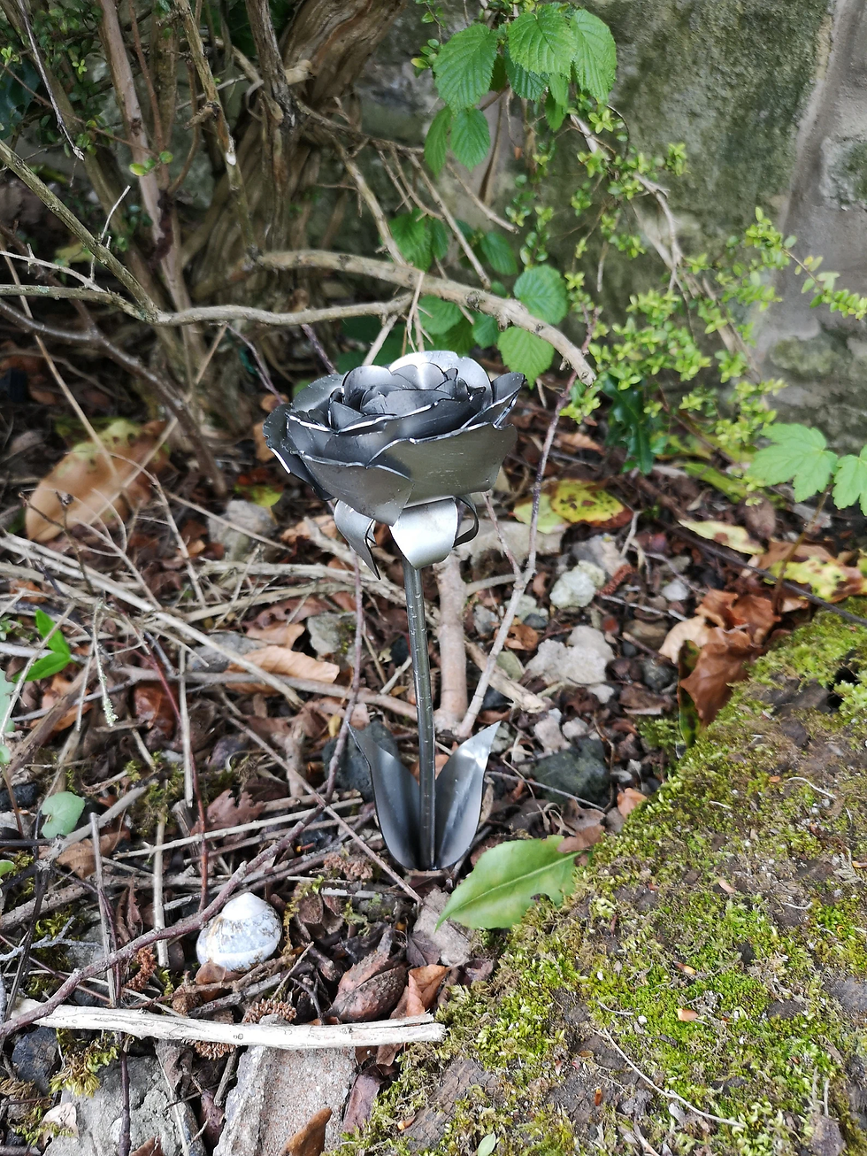 Thumbnail: Metal Steel Rose Handmade
