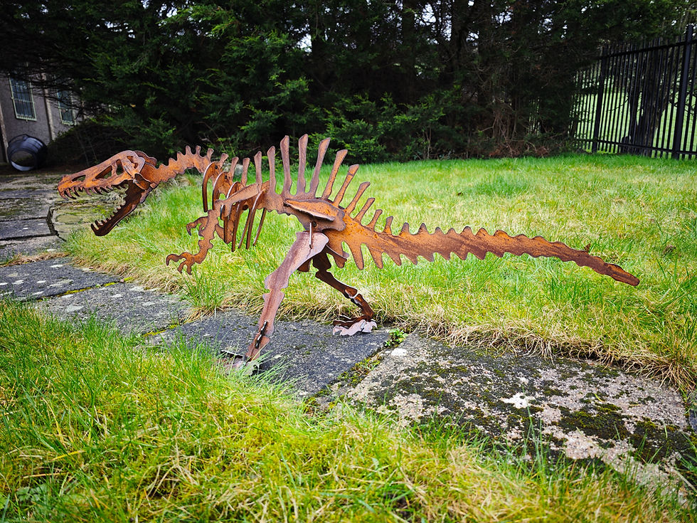 Thumbnail: Spinosaurus 3d Metal Sculpture