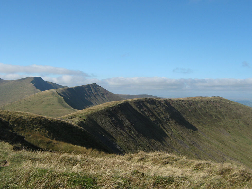 Hill Walking Mountain Navigation Brecon Beacons Wales Bannau