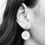 Miniature : Boucles d'oreille en porcelaine Marie Courtillat Bijoux en Porcelaine