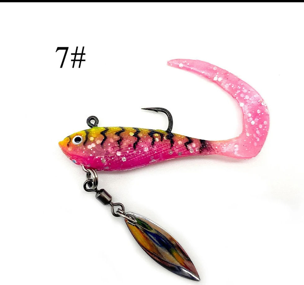 Thumbnail: 2-1/4” Power Minnows W/Willow Blade 