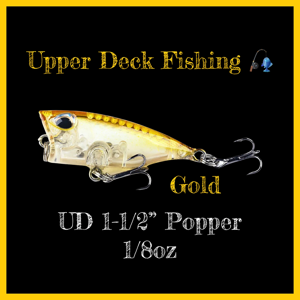 Thumbnail: UD Top Water Popper 1-1/2” Long 1/8oz 