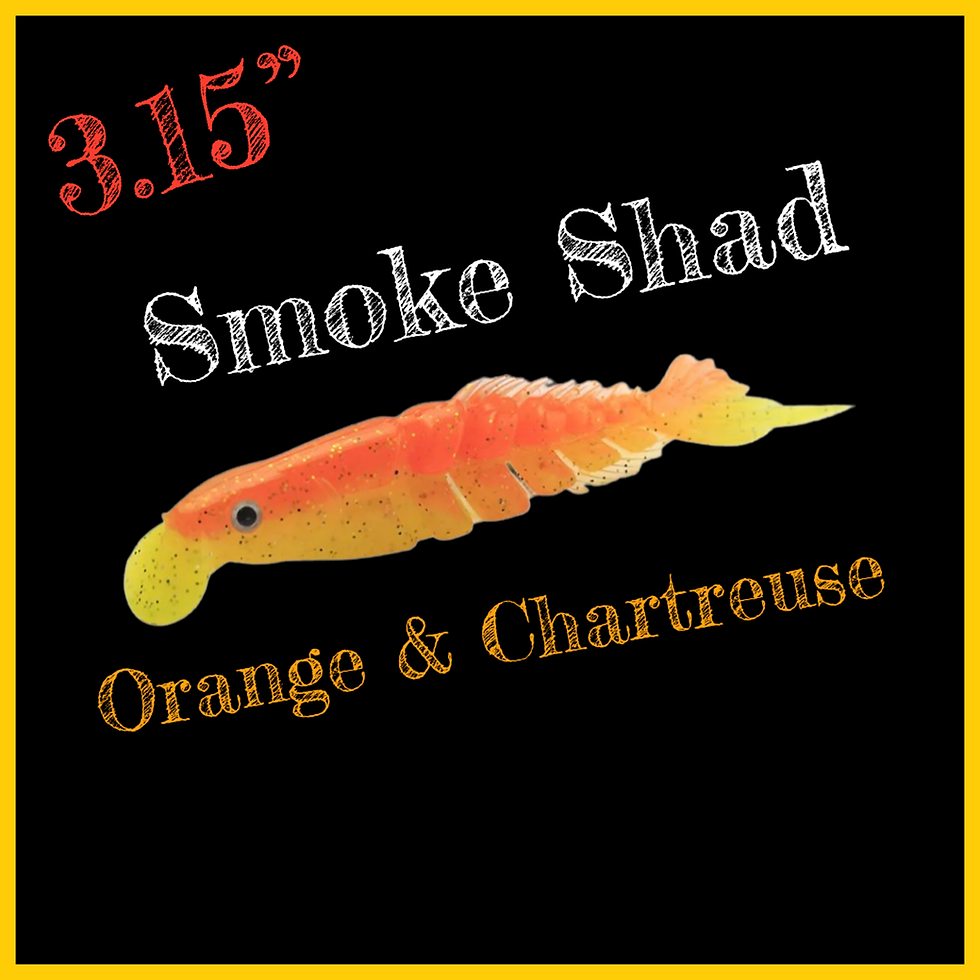 Thumbnail: Smoke Shad 3.15” Swim Bait’s 