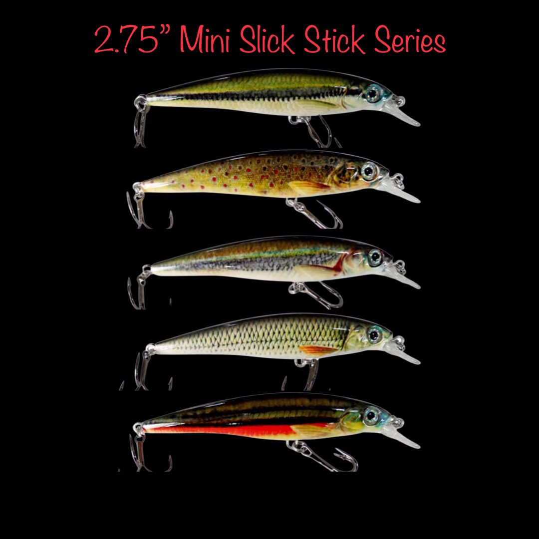 Mini Slick Stick 2.75” Crappie Series Jerk Bait