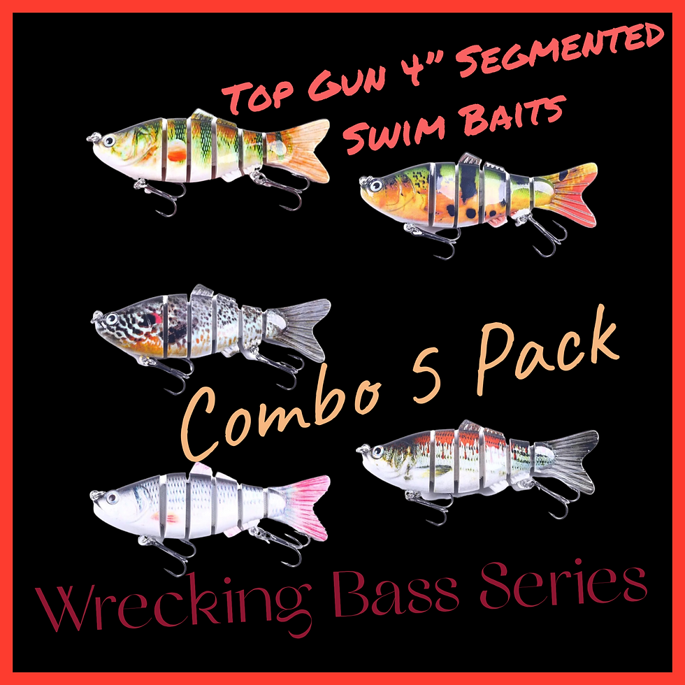 Top Gun Series 4” Segmented Swim Bait’s