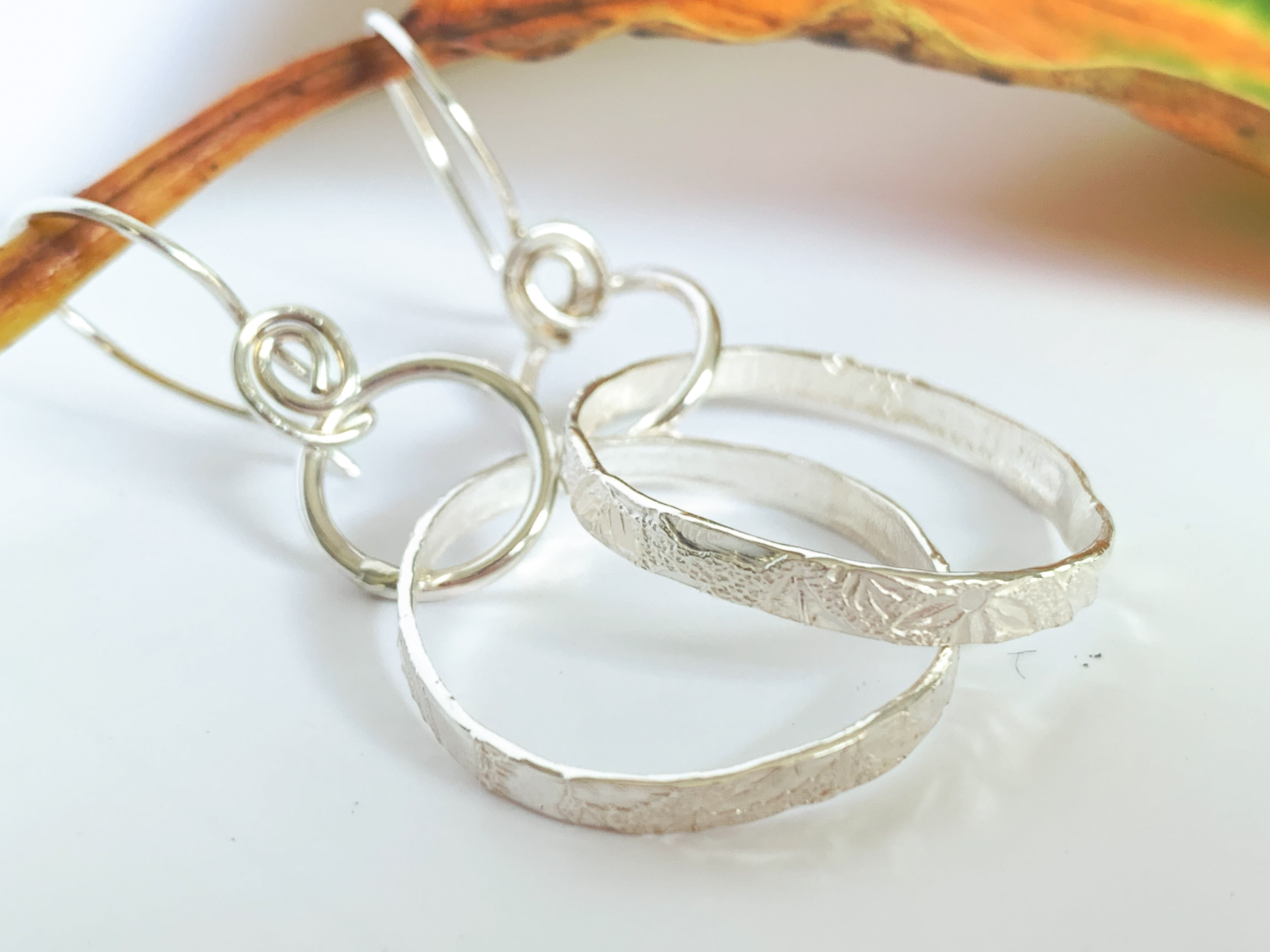 Circles Sterling Silver earrings