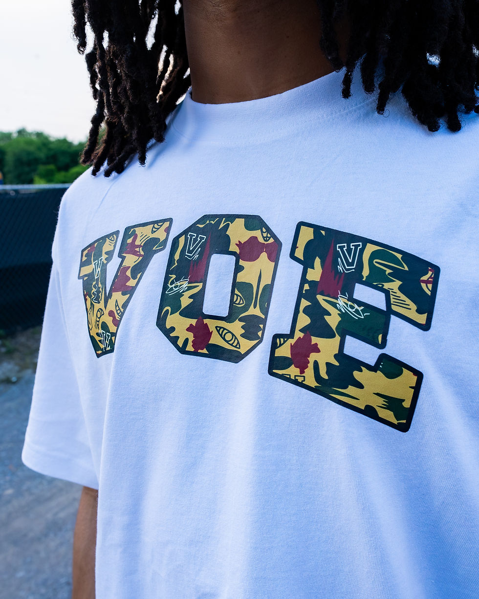 サムネイル： Green Camo "VOE" T-Shirts