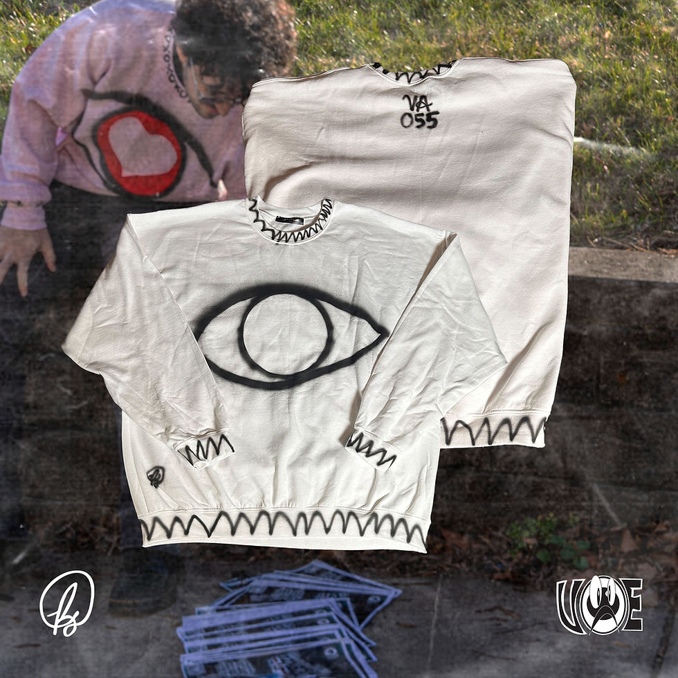 サムネイル： Airbrushed Tuesday Crewnecks (053-063)