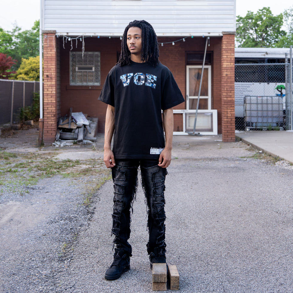 Miniatura: Blue Camo "VOE" T-Shirts