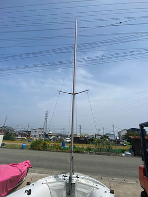 マストの左右対称