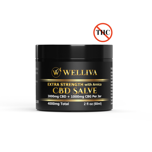 Extra Strength Salve with Arnica (2oz / 4000mg Total) *THC FREE