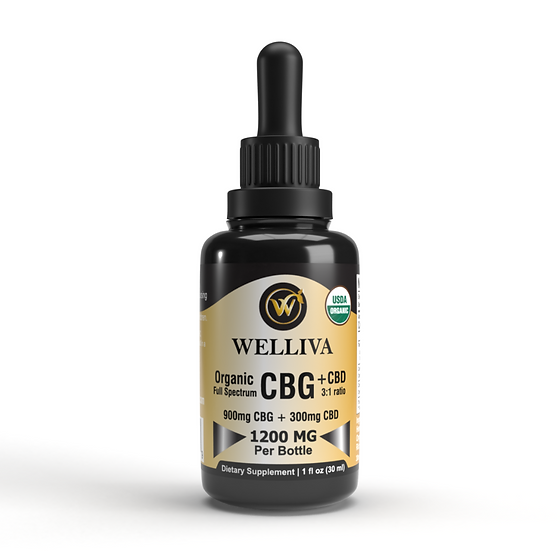 Organic CBG Oil (1200 mg) | Welliva Organics