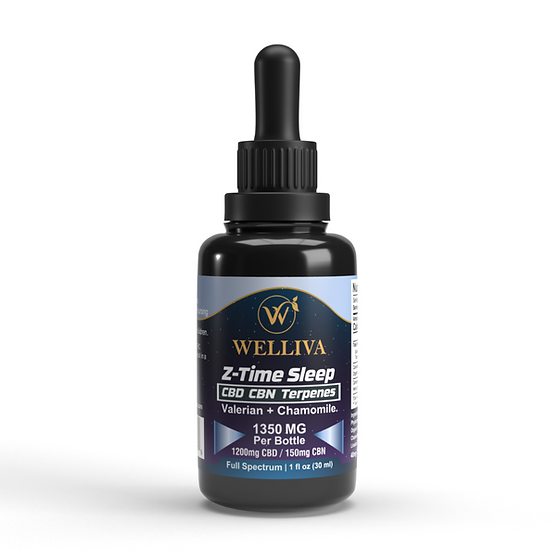 Z-Time Sleep (CBD, CBN, Terpenes) | Welliva Organics