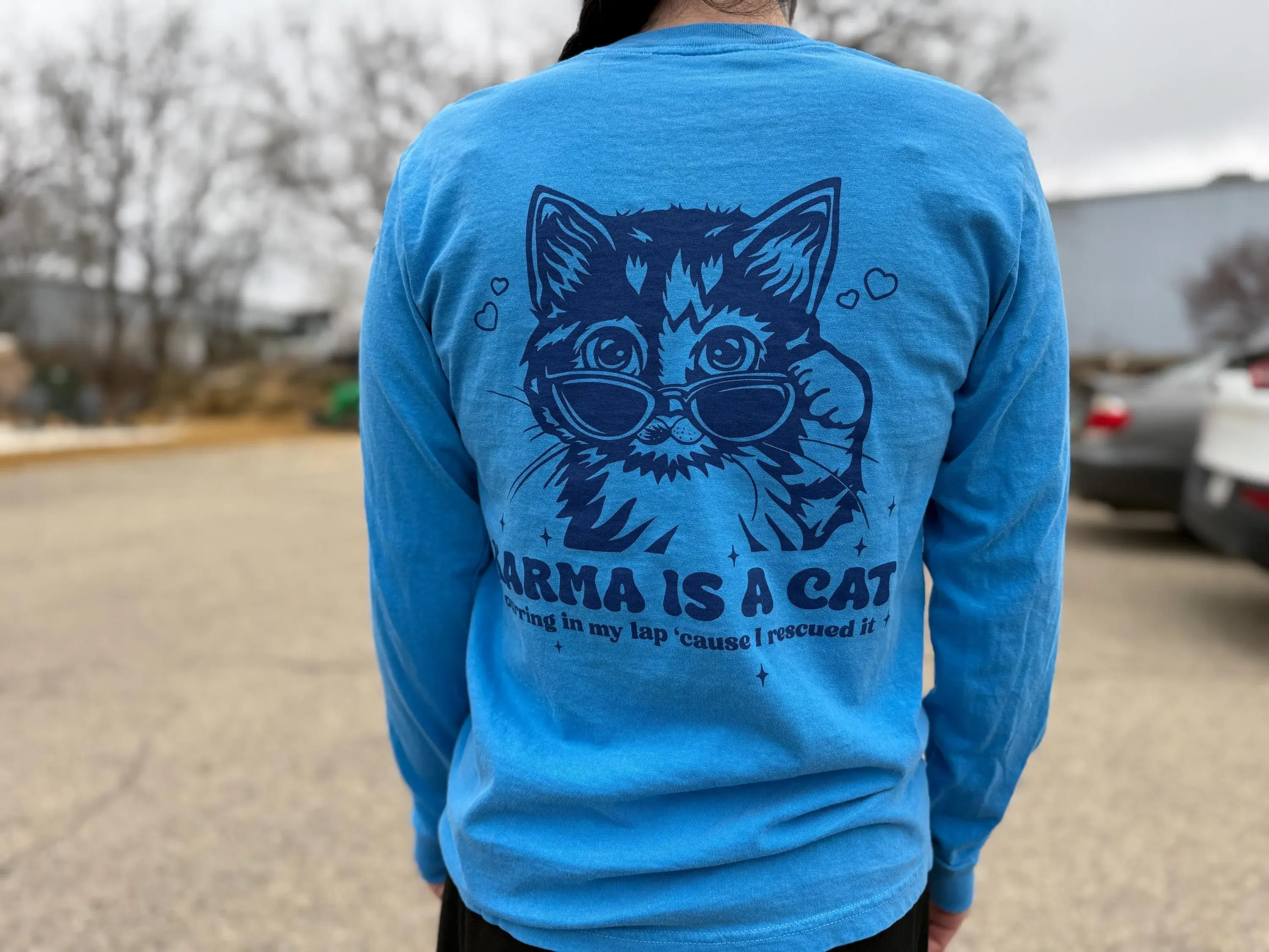 Karma Is a Cat Long Sleeve