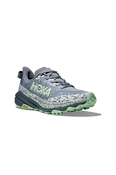 תמונה ממוזערת: HOKA SPEEDGOAT 6 - נעלי ספורט לנשים ספידגוט 6 בצבע מון לייט/כחול ענן