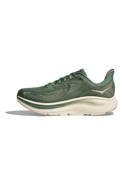 תמונה ממוזערת: HOKA CLIFTON 10 - נעלי ספורט גברים הוקה קליפטון 10 בצבע ירוק פרן / כמהין