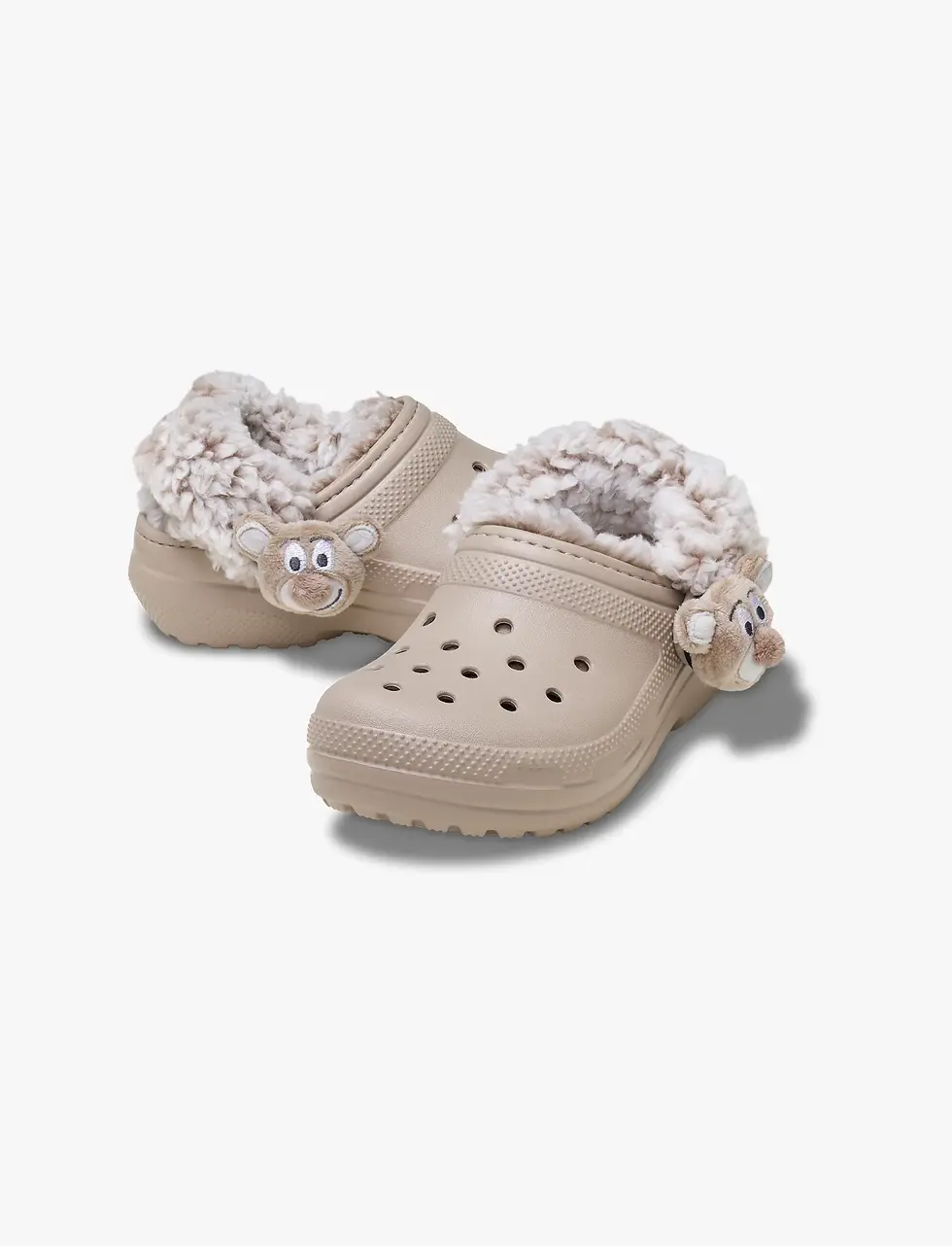 תמונה ממוזערת: Crocs Classic Bear Plush Fleece Lined Clog T - כפכפי קרוקס קלוג פרוותיים לילד...