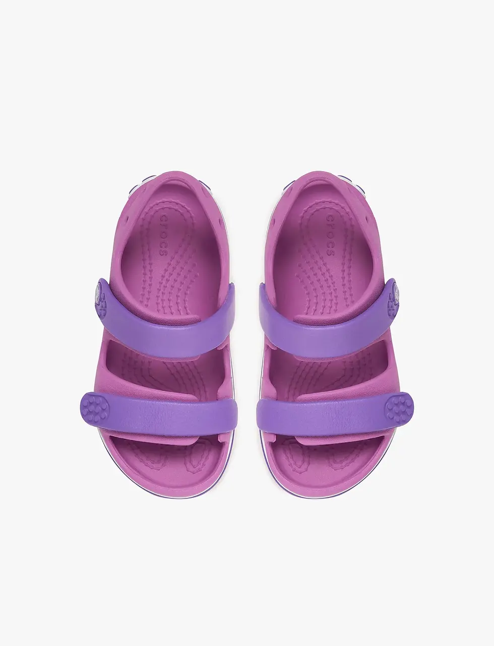 תמונה ממוזערת: Crocs Crocband Cruiser Sandal T - סנדלי קרוקבנד לילדים בצבע ורוד מידות קטנות