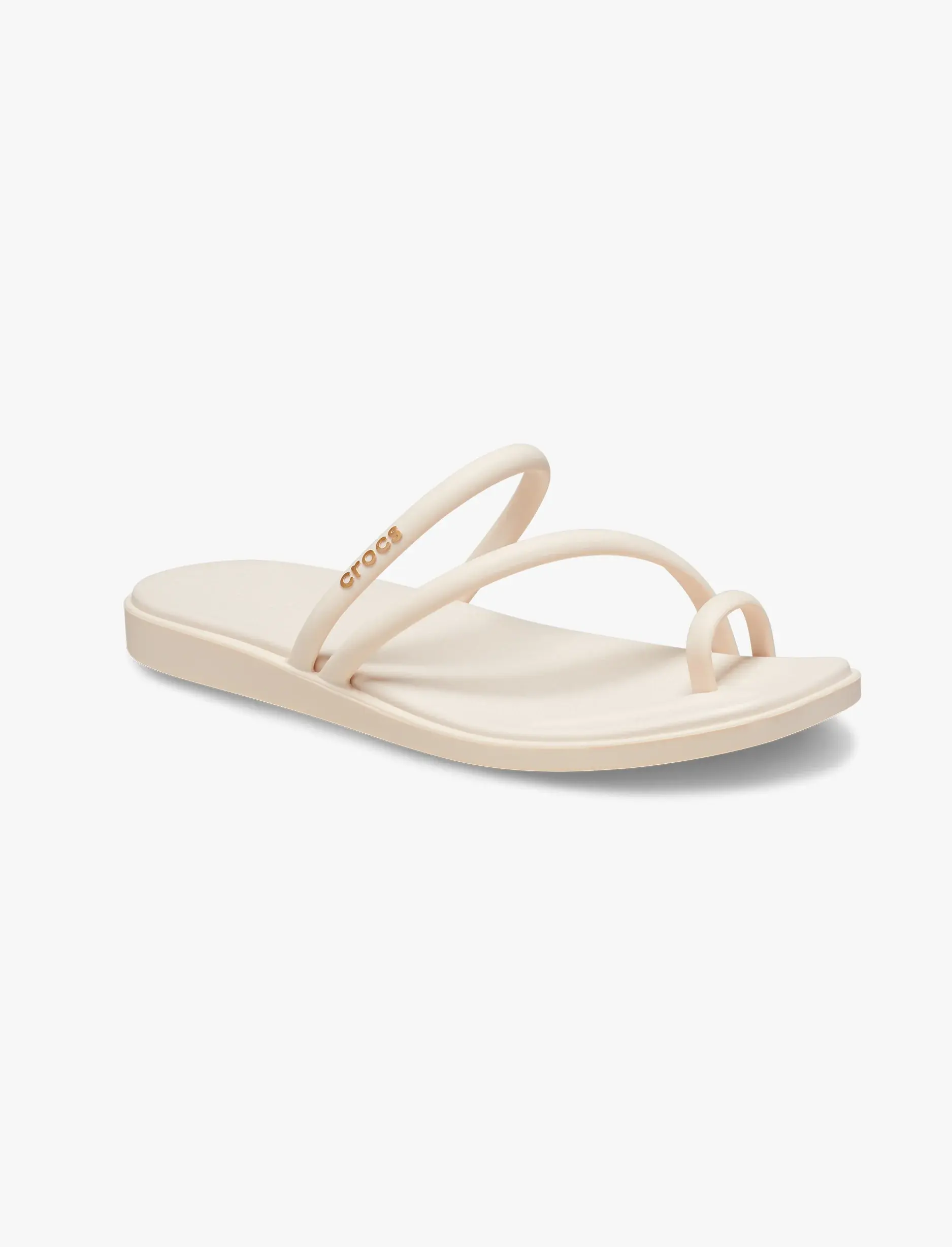Crocs Miami Toe Loop Sandal - סנדלי קרוקס מיאמי לנשים בצבע לבן טל