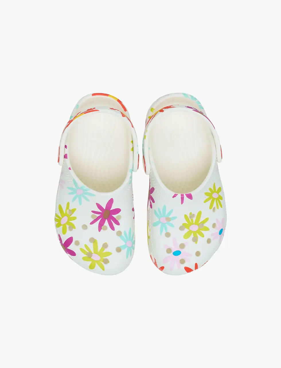 תמונה ממוזערת: Crocs Kid's Classic Crafted Daisy Clog -  כפכפי קלוג קרוקס לילדים בהדפס פרחוני