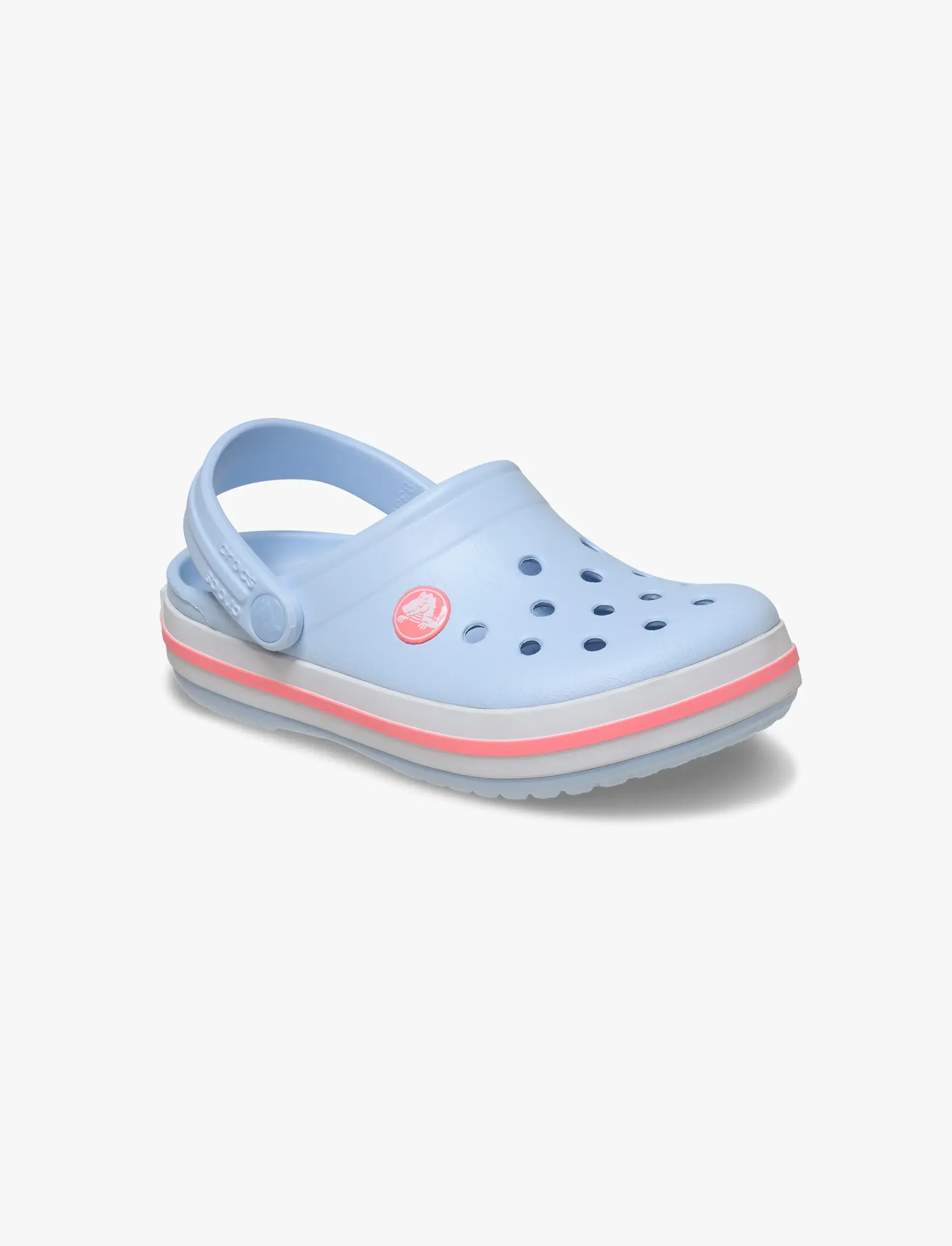 Crocs Crocband Clog K - כפכפי קרוקבנד קרוקס לילדים בצבע כחול פרוסט/גויאבה
