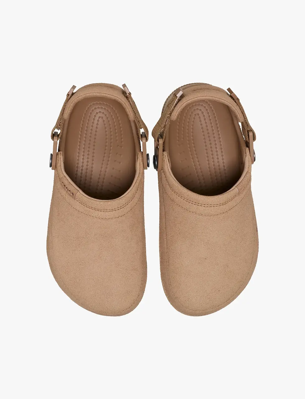 תמונה ממוזערת: Crocs Classic Crafted Vegan Suede Clog - כפכפי קרוקס קלוג קראפטד בצבע שוקולד חלב