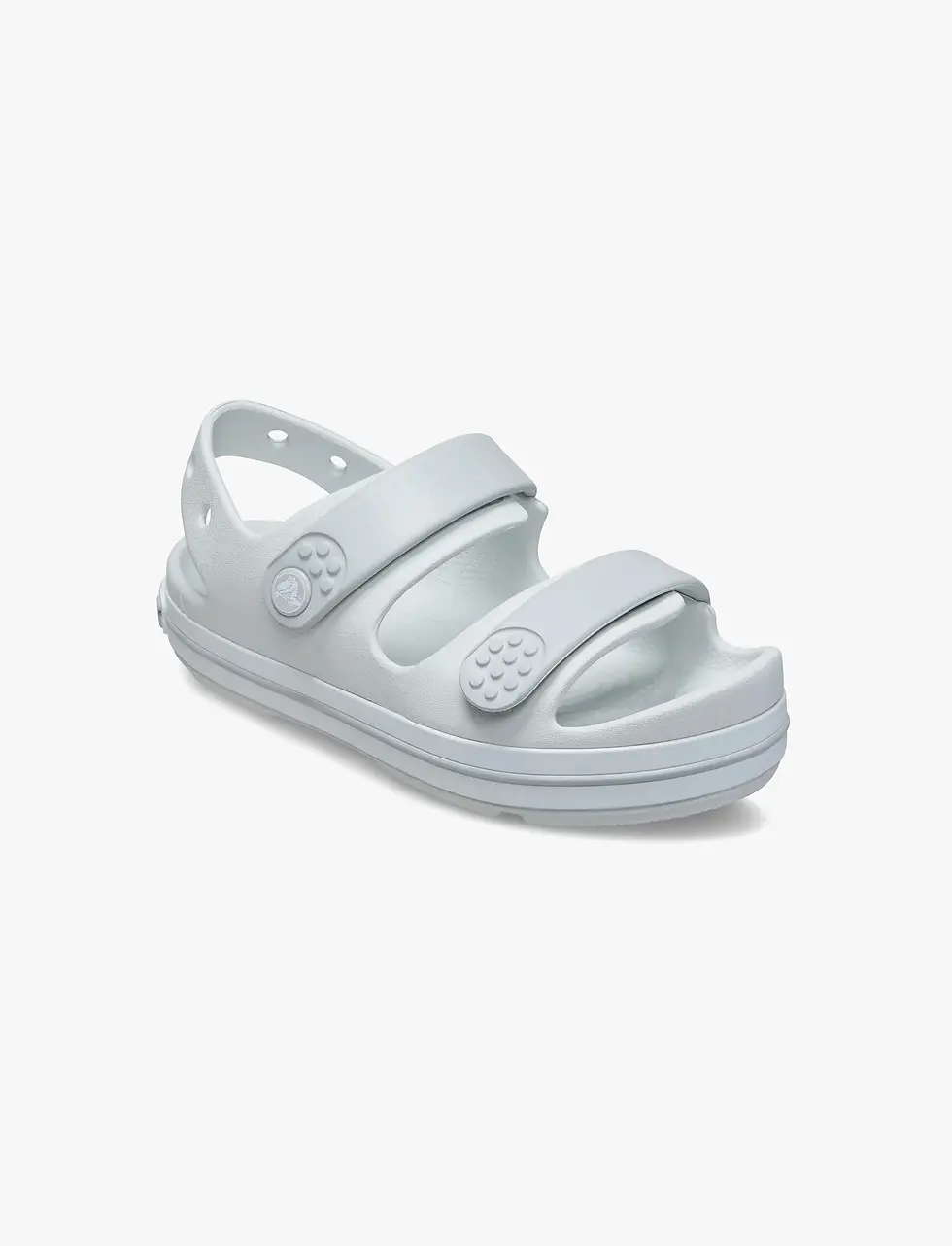 תמונה ממוזערת: Crocs Crocband Cruiser Sandal K - סנדלי קרוקבנד לילדים בצבע אור ירח/אפור אטמוספי