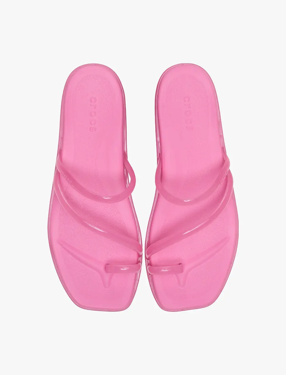 תמונה ממוזערת: Crocs Miami Jelly Toe Loop Sandal - סנדלי קרוקס מיאמי לנשים בצבע ורוד לימונדה...
