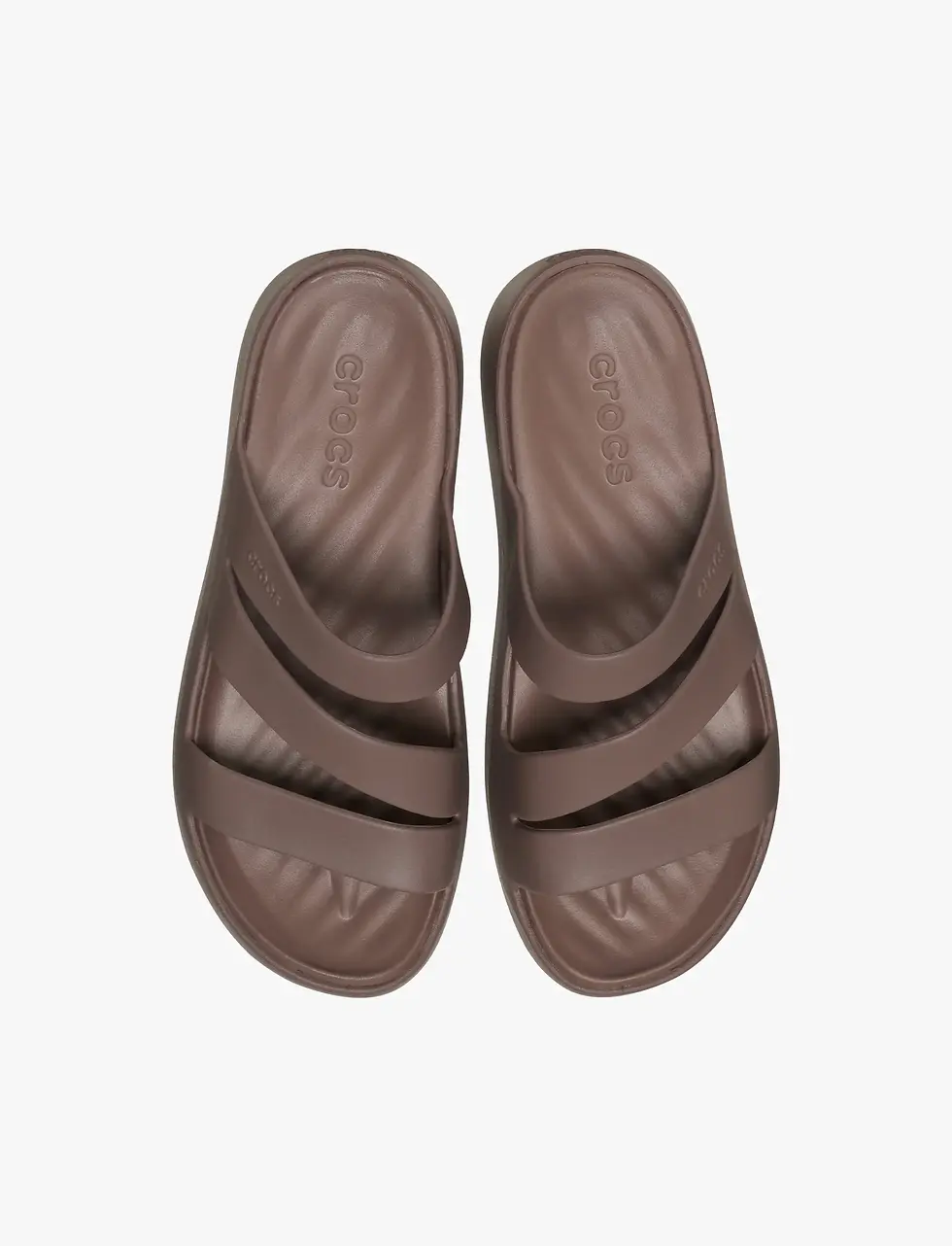 תמונה ממוזערת: Crocs Getaway Strappy - כפכפי קרוקס לנשים בצבע חום