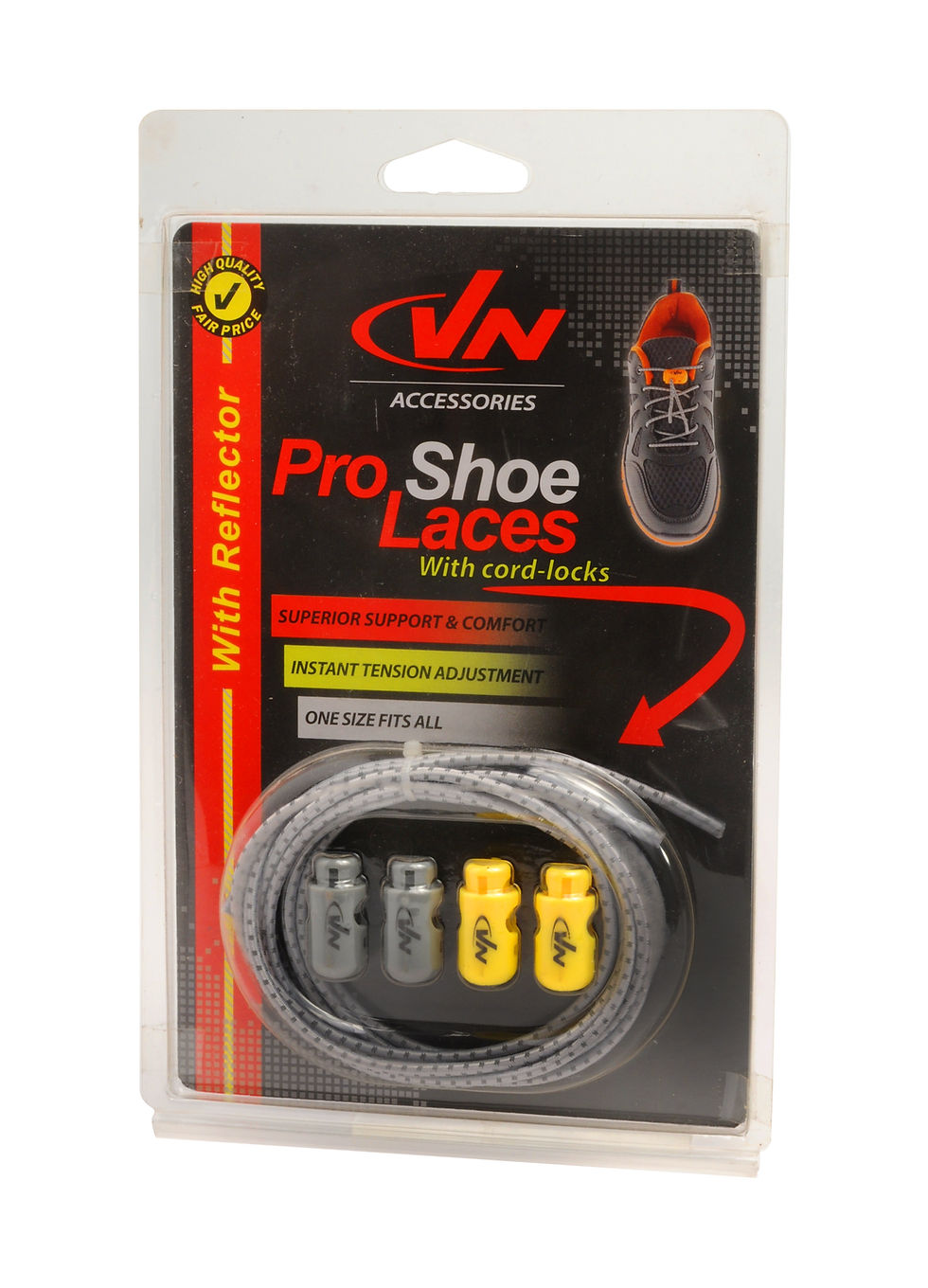 שרוך מקצועי - אפור