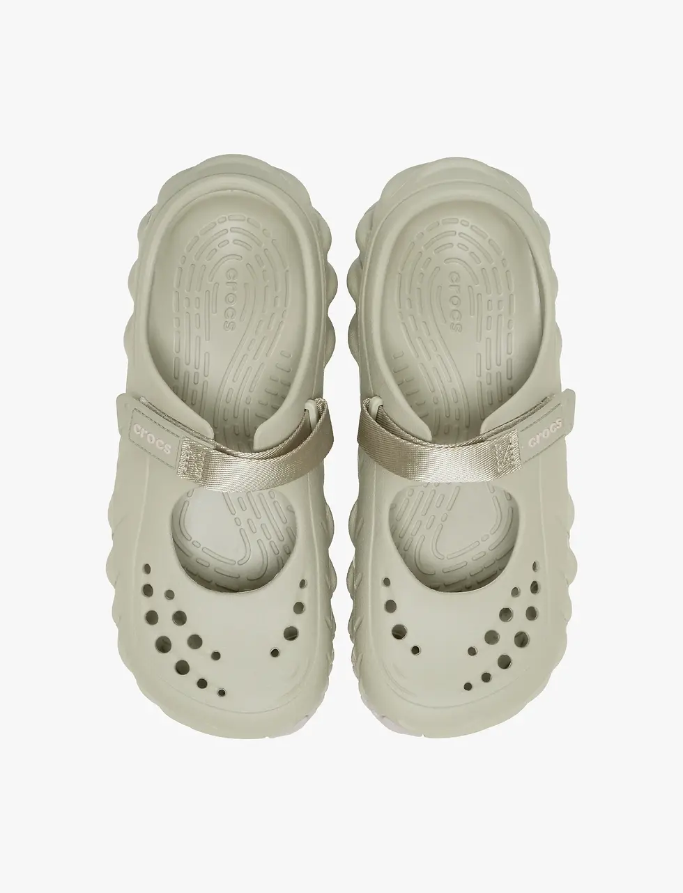תמונה ממוזערת: Crocs Echo Mary Jane - נעלי מרי ג'יין קרוקס לנשים בצבע מטאור