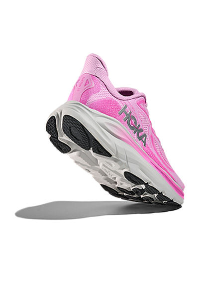 תמונה ממוזערת: HOKA CLIFTON 10 - נעלי ספורט נשים הוקה קליפטון 10 בצבע צוף פרחים/נאון פוקסי