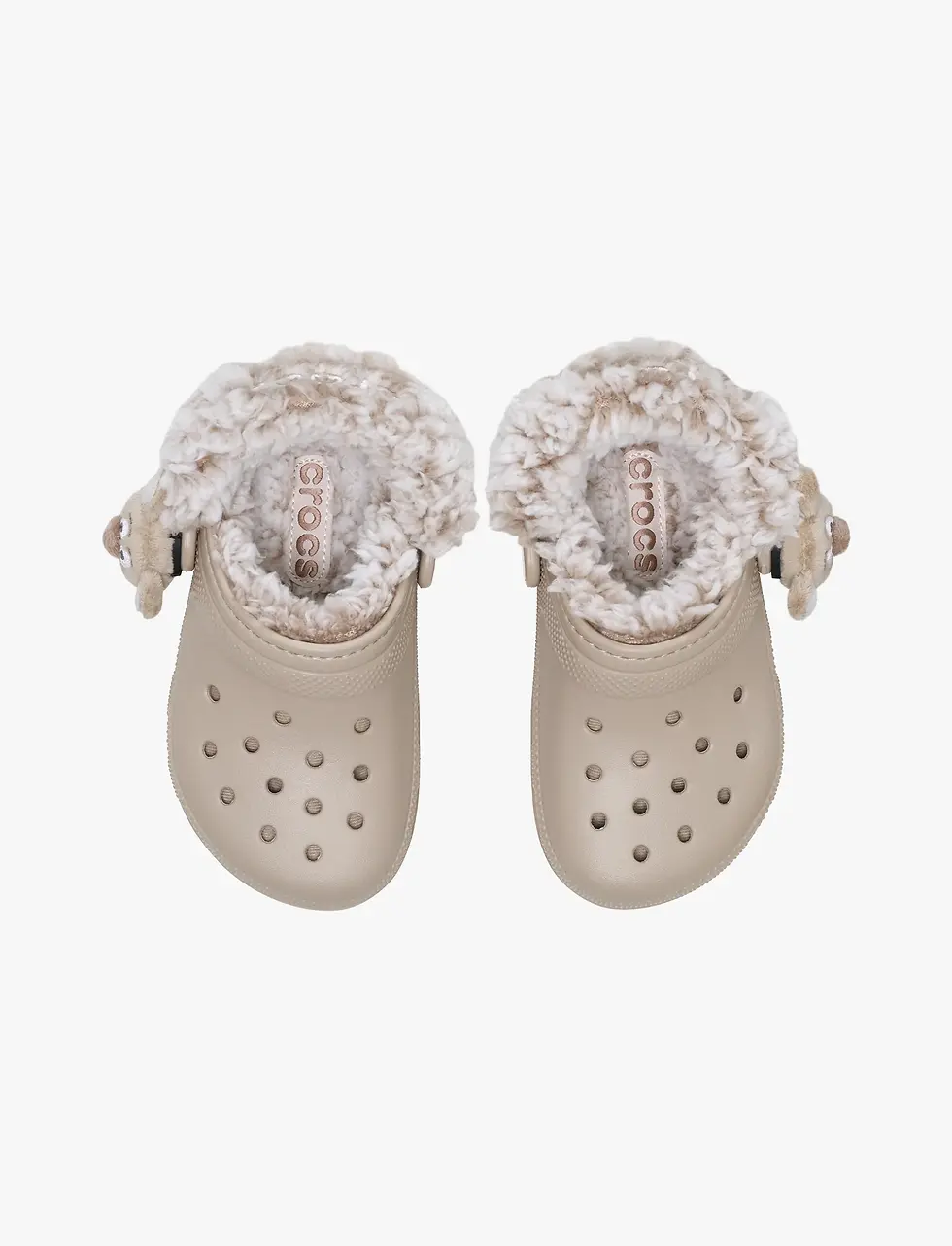 תמונה ממוזערת: Crocs Classic Bear Plush Fleece Lined Clog T - כפכפי קרוקס קלוג פרוותיים לילד...